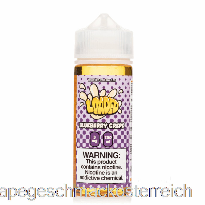 Blaubeer-Crepe – Geladenes E-Liquid – Rücksichtslose Dämpfe – 120 Ml, 6 Mg Vape-Geschmack